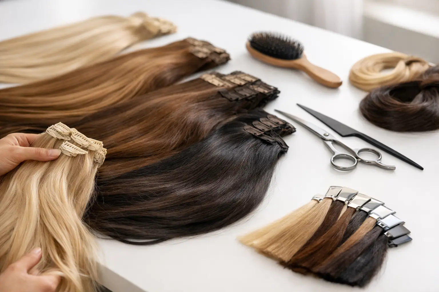 Extensiones de cabello natural: cómo elegir