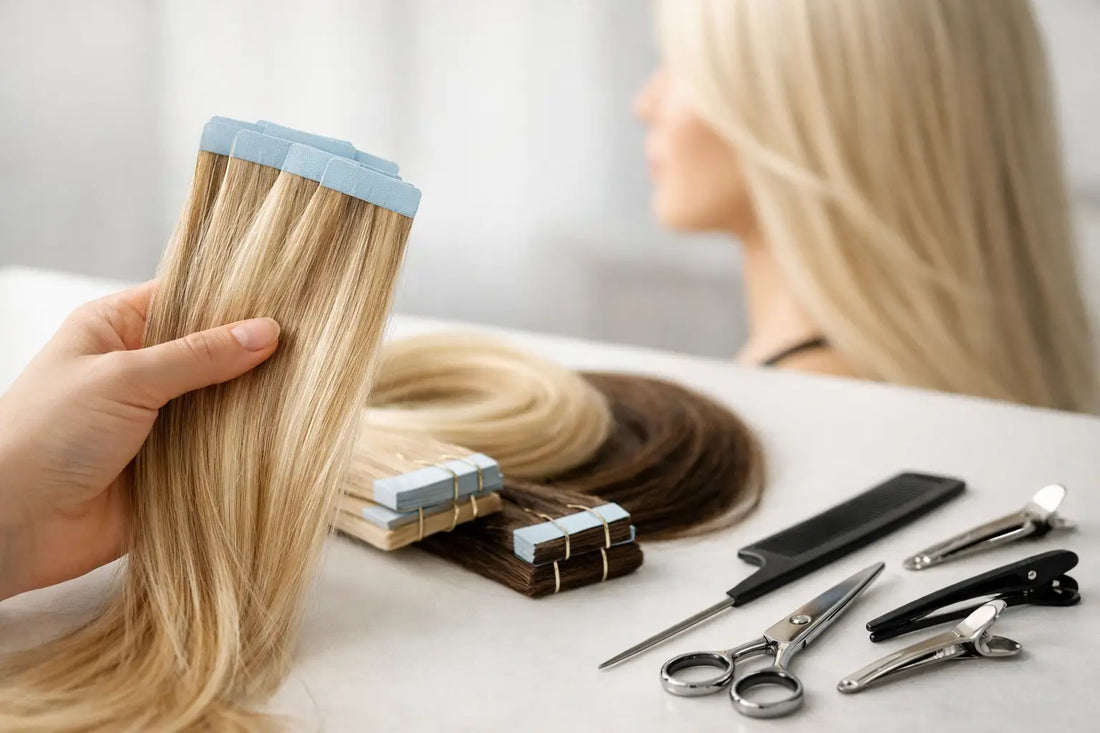 Extensiones adhesivas profesionales: cómo elegir
