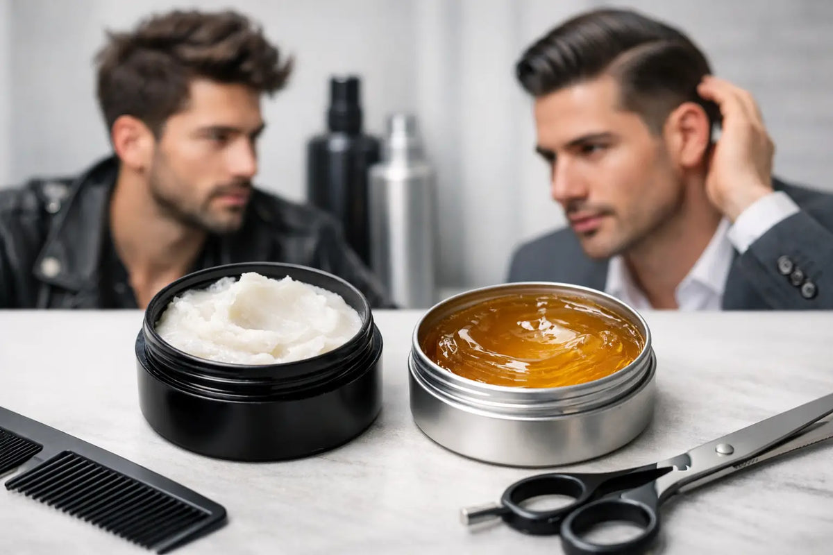 Cera o pomada cabello: cuál elegir según tu look