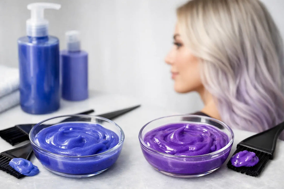 Matizador azul o violeta: cuál te conviene