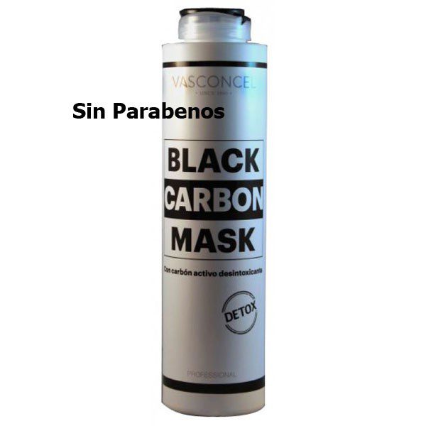 Mascarilla Capilar con Carbón Activo. Desintoxicante. 500 ml
