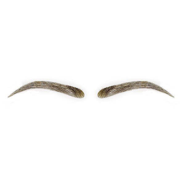 Cejas de Cabello Natural, Modelo 22. 2 Uds.