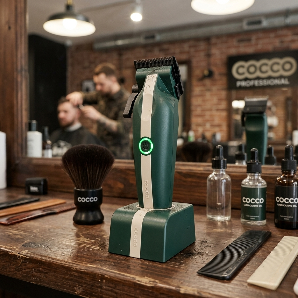 Máquina Cortapelos Cocoo Veloce Lite Clipper Verde-Blanco Edición Limitada