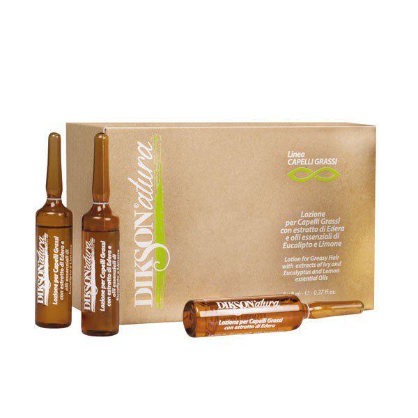 Ampollas Cabello Graso. DIKSONatura, 8 x 8 ml