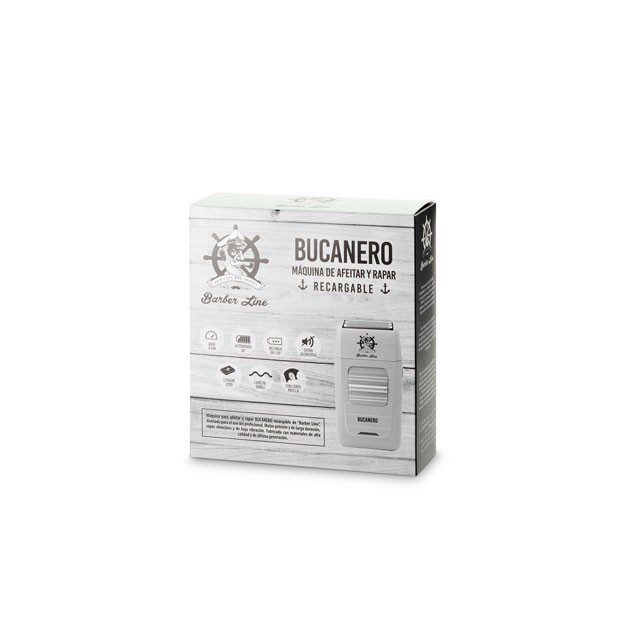 Rasuradora - Máquina de Afeitar Bucanero Barber Line Negra