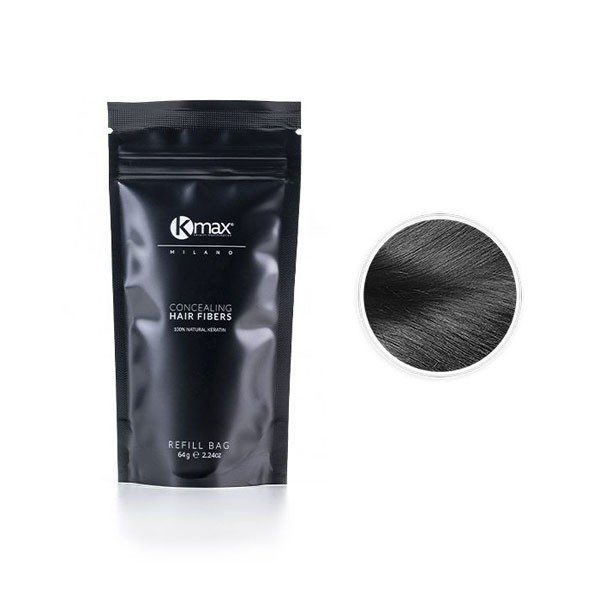 Kmax Fibras Capilares, BlacK Edition Recarga 64 grs.