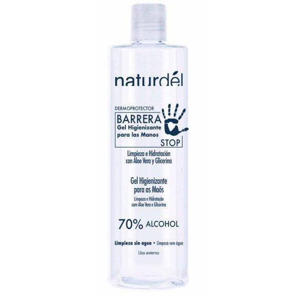 Gel hidroalcohólico con Aloe Vera y Glicerina 500 ml