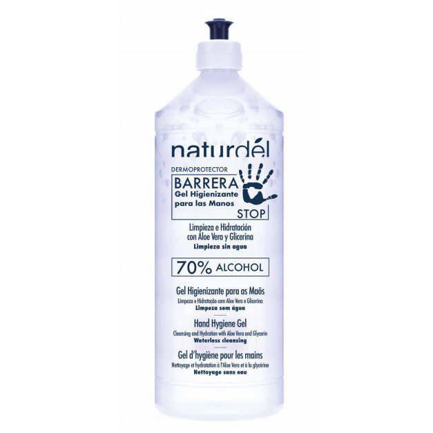 Gel hidroalcohólico con Aloe Vera y Glicerina 980 ml