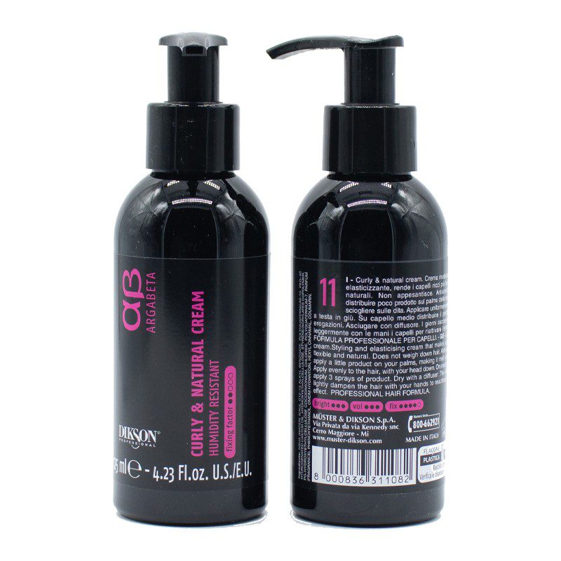 Dikson  Argabeta 11. Crema Curly Fijacion Natural  125 ml