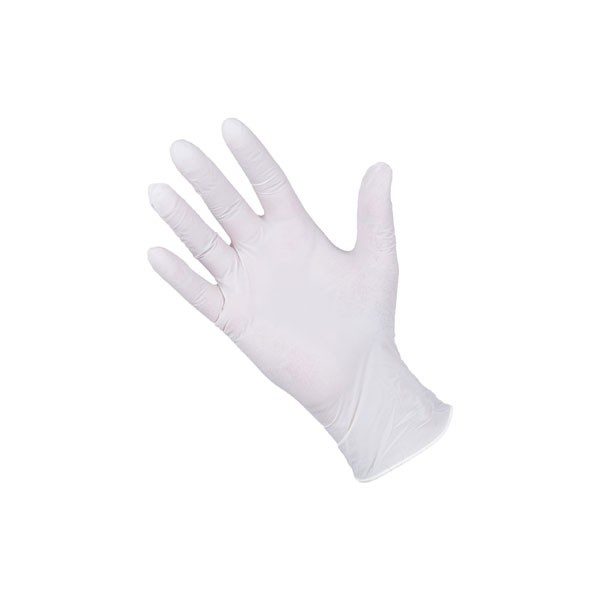 Guante Nitrilo Blanco sin polvo, desechable. Caja 100 Uds