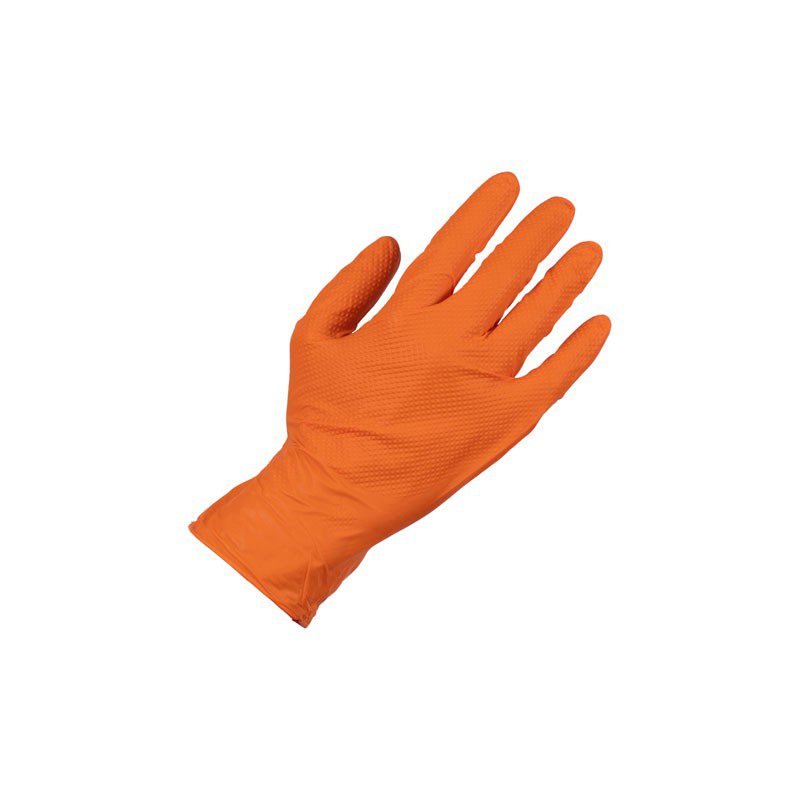 Guante Nitrilo sin Polvo, Diamantado, Glove trotter Caja 100 Uds
