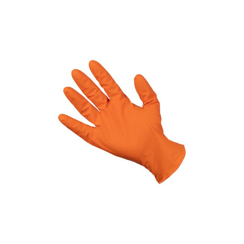 Guante Nitrilo sin Polvo, Diamantado, Glove trotter Caja 100 Uds