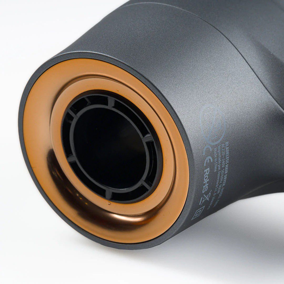 Secador de Pelo, ionico, sin aspas Eolux EX01 Negro