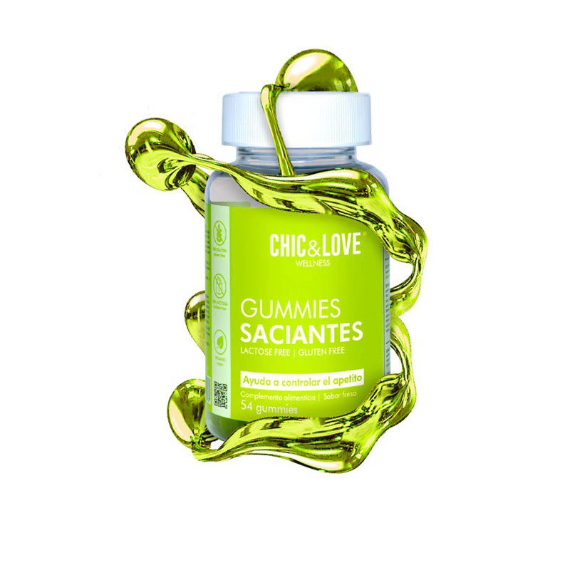 Gominolas Saciantes,  Chic & Love, 54 gummies.
