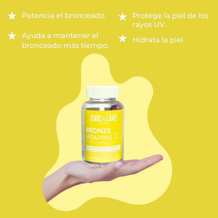 Gominolas Bronze, Chic & Love. 60 gummies.