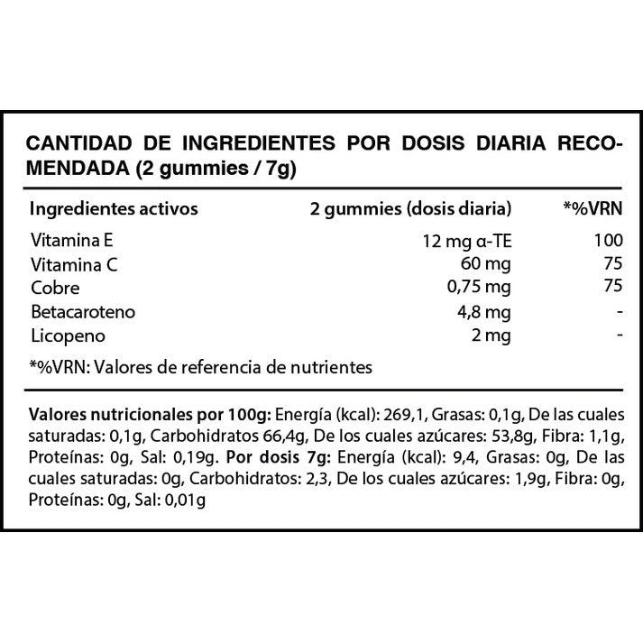 Gominolas Bronze, Chic & Love. 60 gummies.