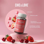 Gominolas Radiant Skin Chic & Love, 60 gummies.