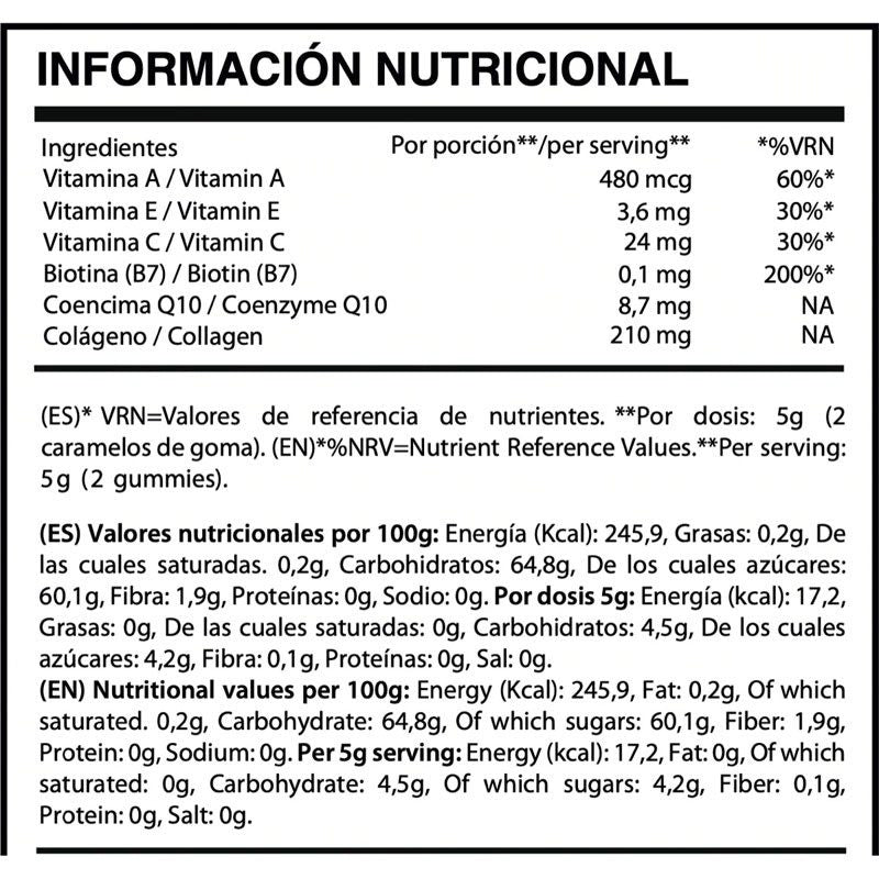 Gominolas Radiant Skin Chic & Love, 60 gummies.