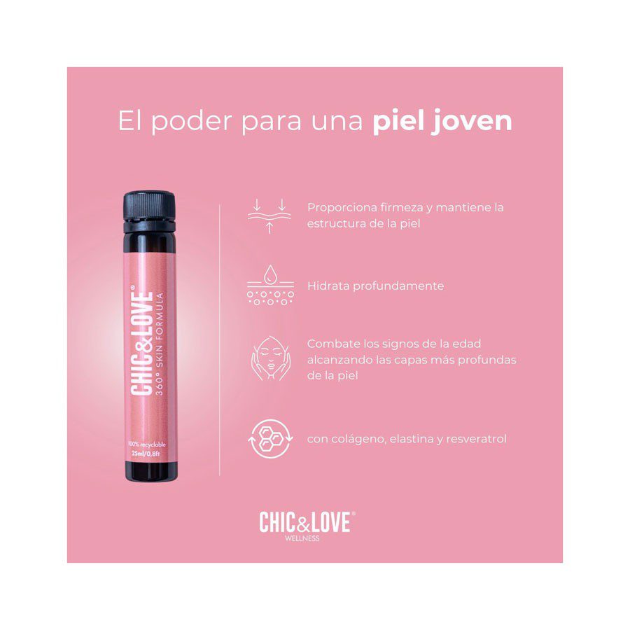 Viales 360 Skin Formula Chic & Love, Pack 20 Bebibles