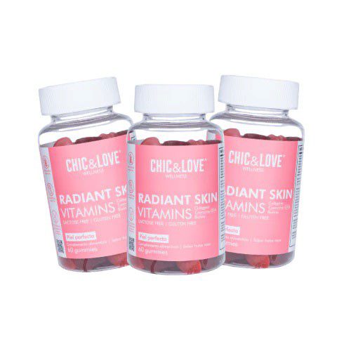 Tratamiento de Choque para la Piel, Viales bebibles + 180 Gummies