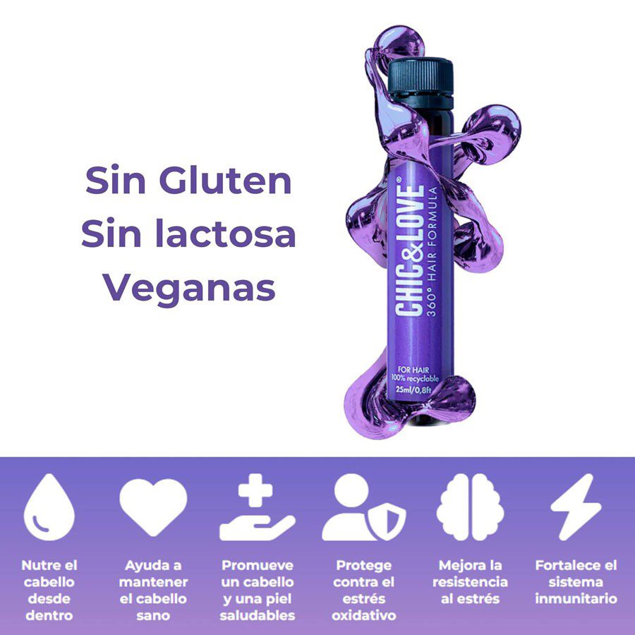 Viales 360 Hair Formula Chic & Love, Pack 20 Bebibles