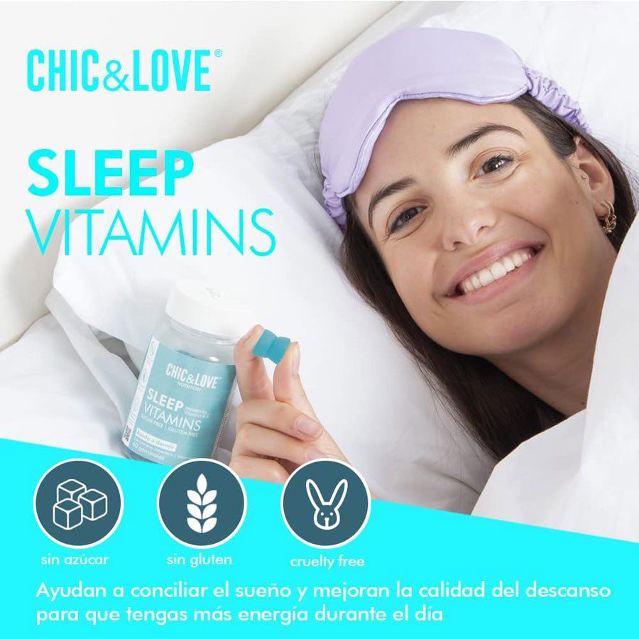 Gominolas Dormir Mejor, Chic & Love 60 gummies.