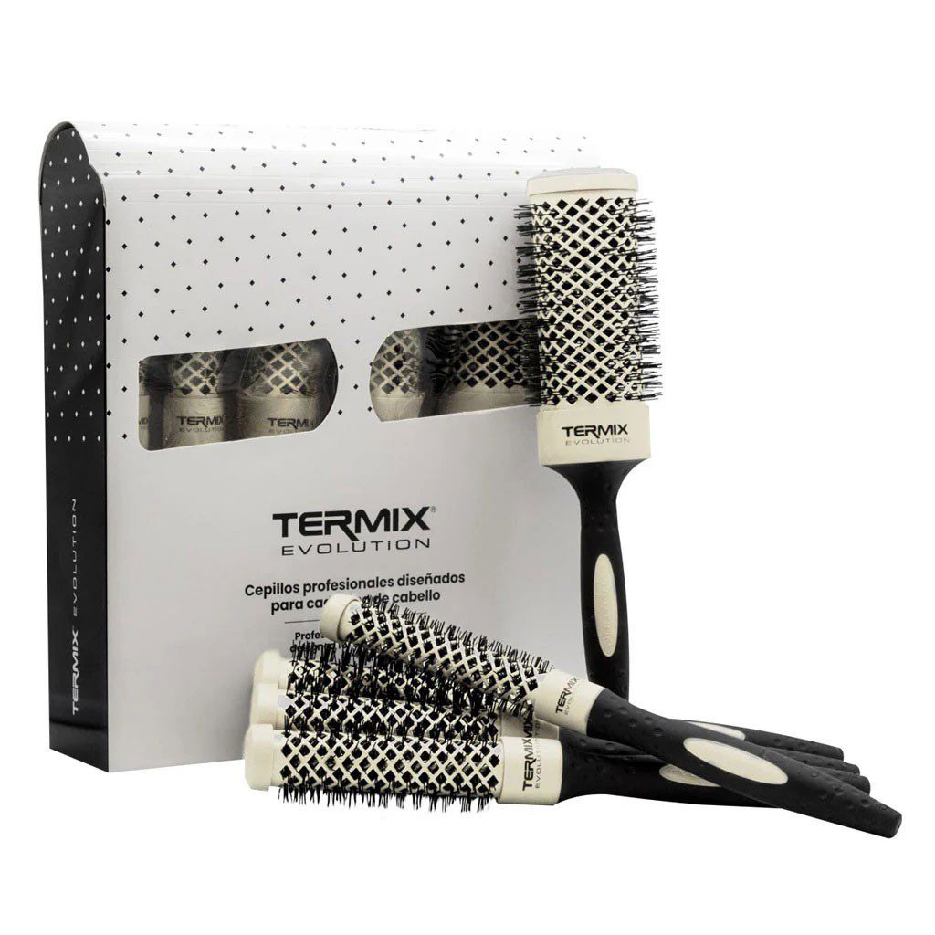 Termix Pack 5 Cepillos Evolution Soft, cabello fino