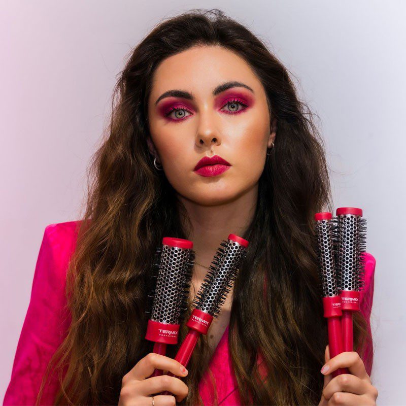 Termix Cepillos Profesionales Red Magenta, Pack 4 Uds
