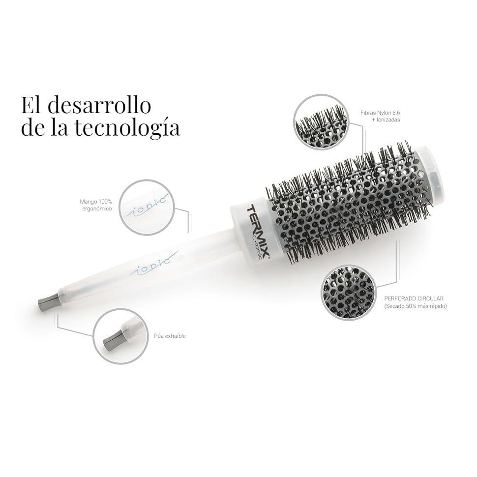 Termix Pack Cepillo Redondo Profesional C·ramic, Pack 5 Uds