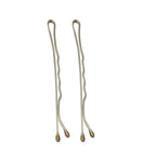Horquillas Clips Ondulados con Bolita, 5 cms. Eurostil 01610, Caja 300 Uds