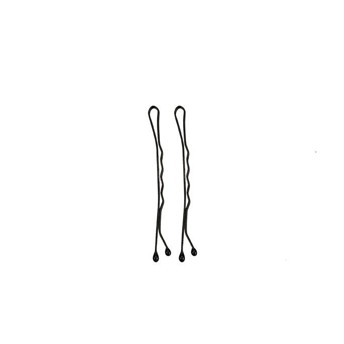 Horquillas Clips Ondulados con Bolita, 5 cms. Eurostil 01610, Caja 300 Uds