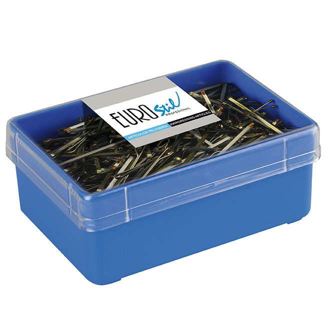 Horquillas Clips con Bolita 6 cms. Eurostil 01606, Caja 200 Uds