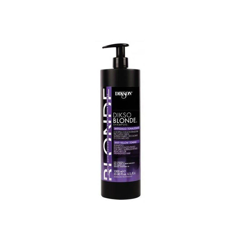 Dikso Blonde Champu anti amarillo tonalizante, doble concentración