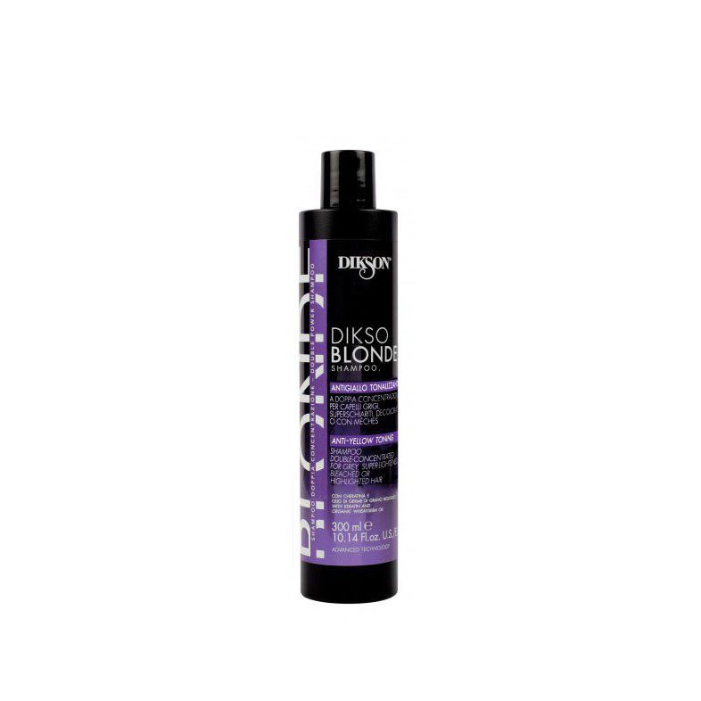 Dikso Blonde Champu anti amarillo tonalizante, doble concentración