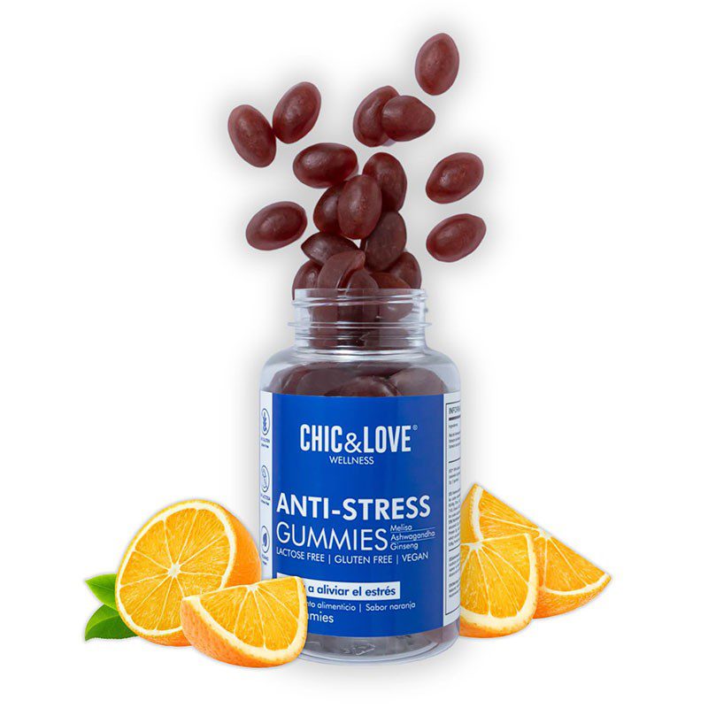 Gominolas Anti-Stress, Chic & Love, 60 gummies.