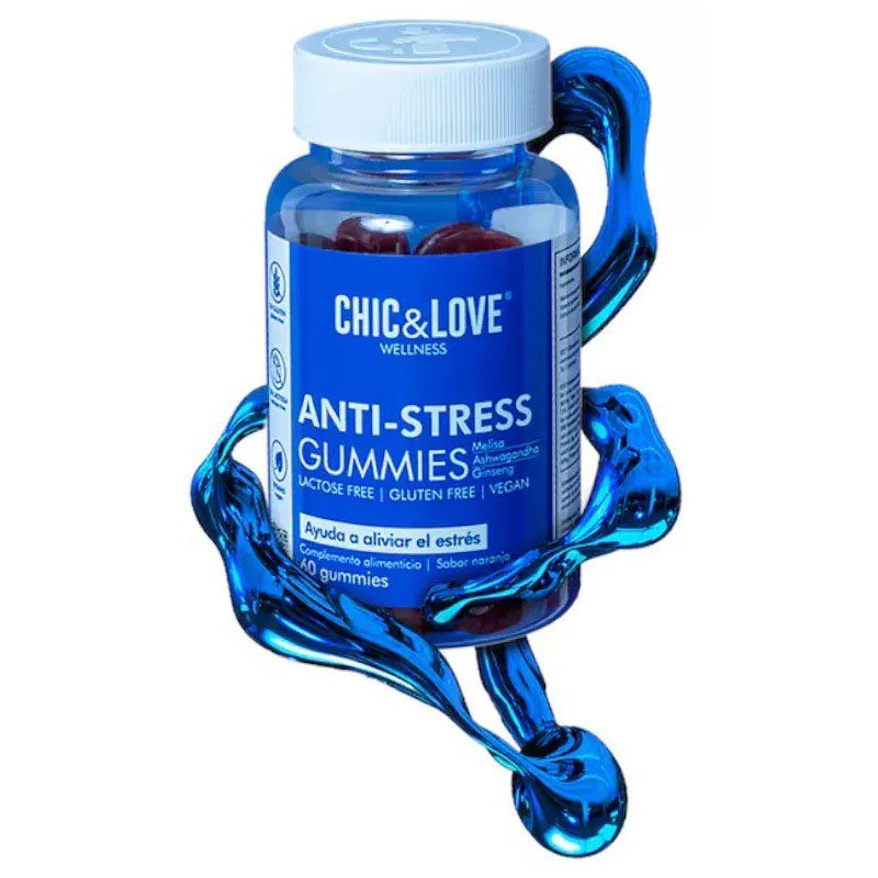Gominolas Anti-Stress, Chic & Love, 60 gummies.