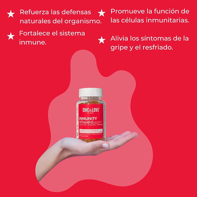 Gominolas Inmunity, Chic & Love, 60 gummies.