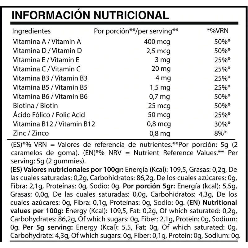 Gominolas Junior Vitamins Chic & Love, 60 gummies