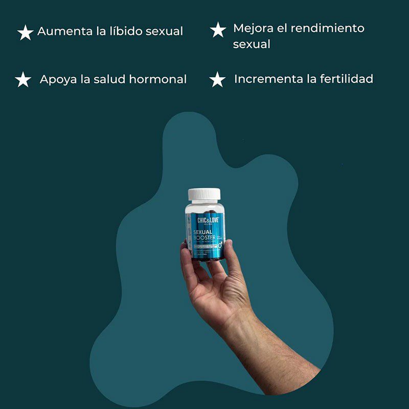 Gominolas Sexual Booster  Hombre Chic & Love, 60 gummies.