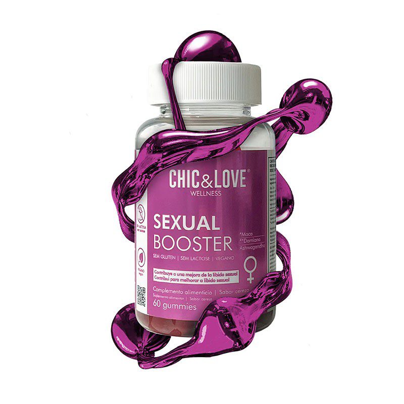 Gominolas Sexual Booster Mujer Chic & Love, 60 gummies.