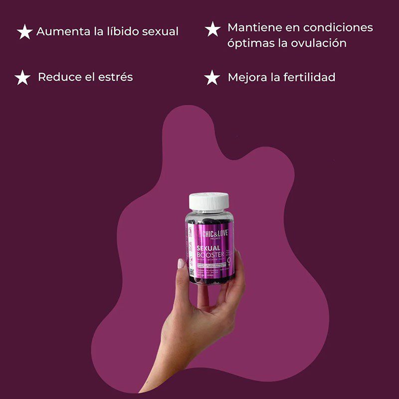 Gominolas Sexual Booster Mujer Chic & Love, 60 gummies.