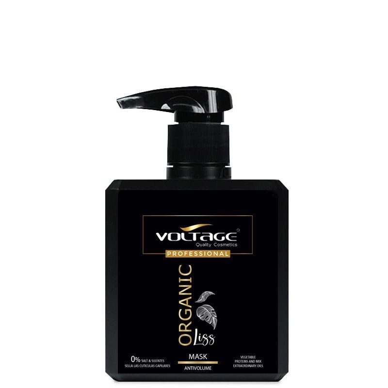 Mascarilla Antivolumen Organic Liss / Cabellos Blancos. Sin Sal. Sin Sulfatos Voltage Cosmetics