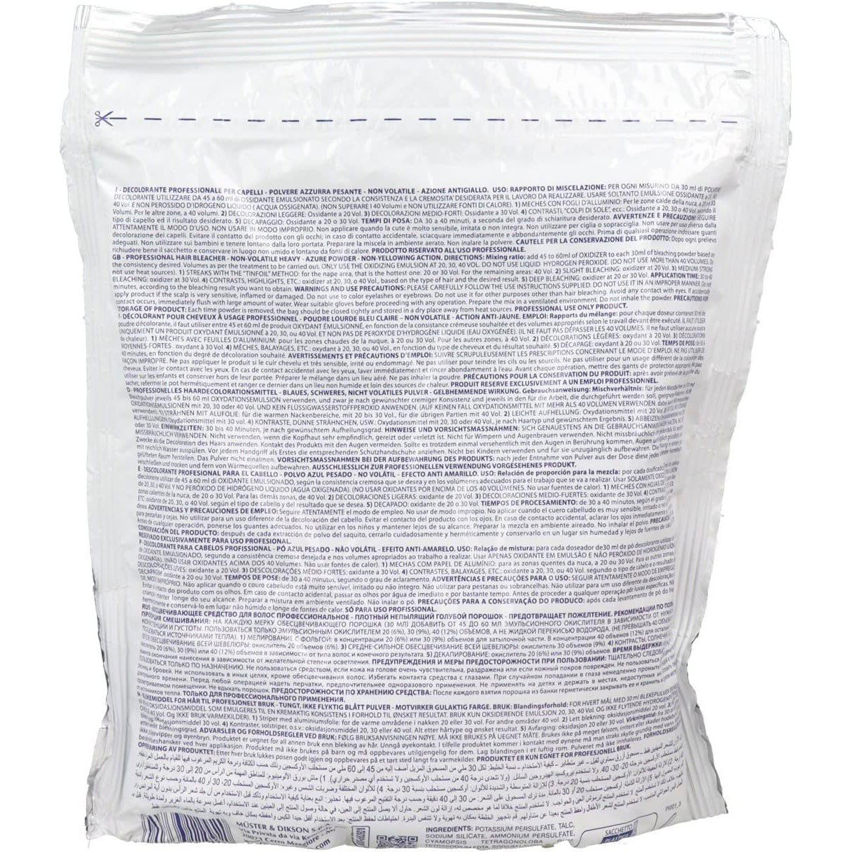 Decoloracion Blue Hade Dikson  7 T , 500 grs.