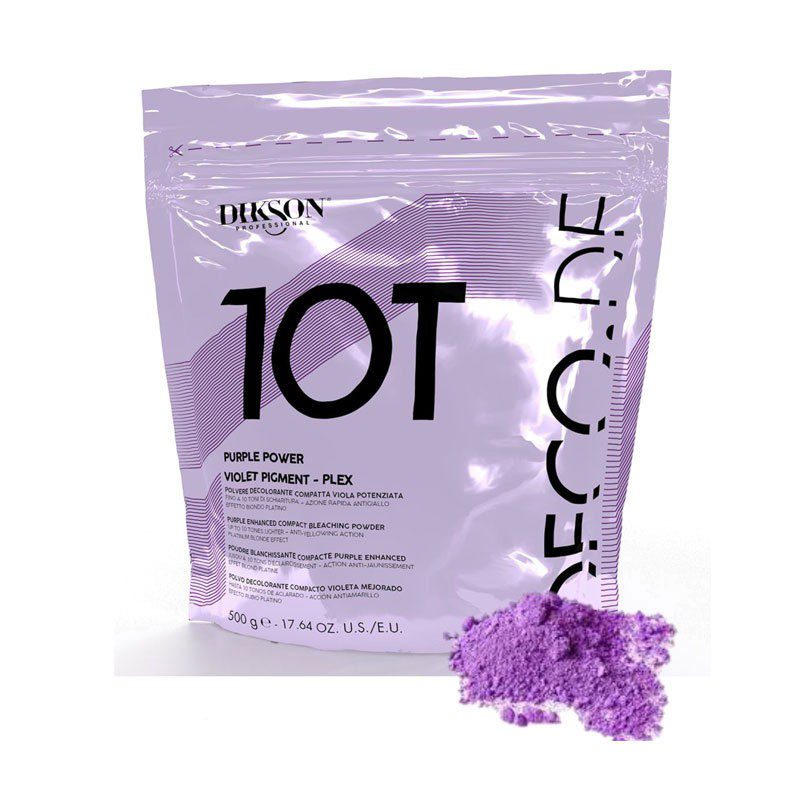 Decoloracion Dikson 10T Purple Power Plex, 500 grs