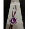 Extensión pluma. 3 Uds. Talla L. Fucsia