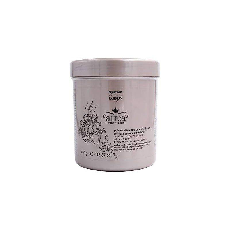 Decoloración Profesional Sin Amoniaco, Antiamarillo, Afrea de Dikson 450grs