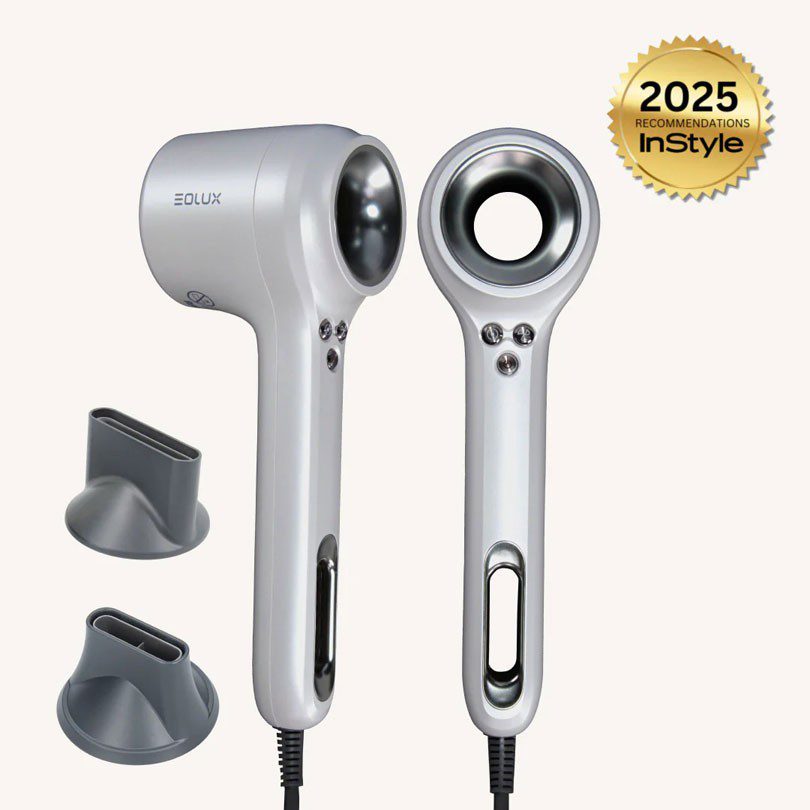 Secador de Pelo, iónico, sin aspas EX02 Eolux, Blanco