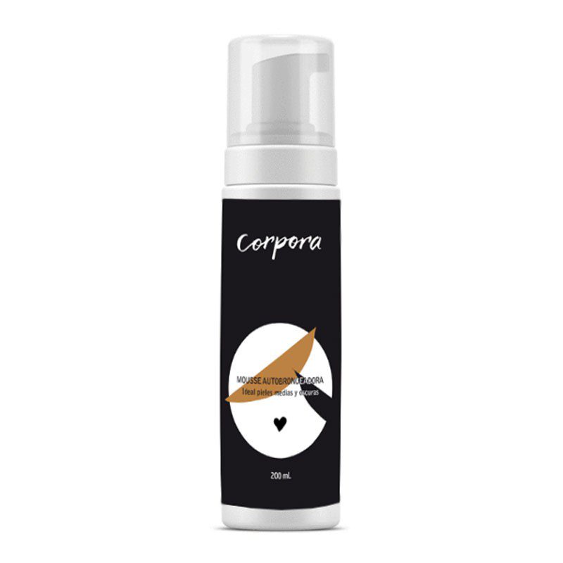 Mousse Autobronceadora Pieles medias y oscuras, 200 ml