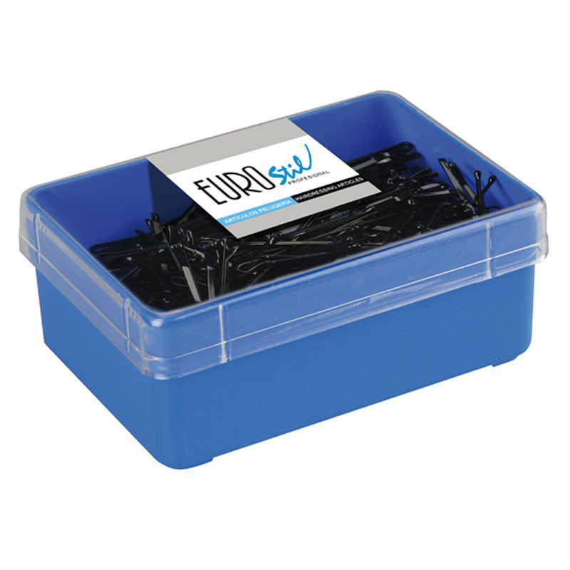 Horquillas Clips con Bolita, 5 cms. Eurostil 01604, Caja 300 Uds