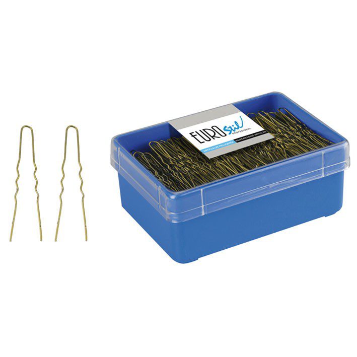 Horquillas Clips Invisibles 5,5 cms. Eurostil 01616, Caja 400 Uds